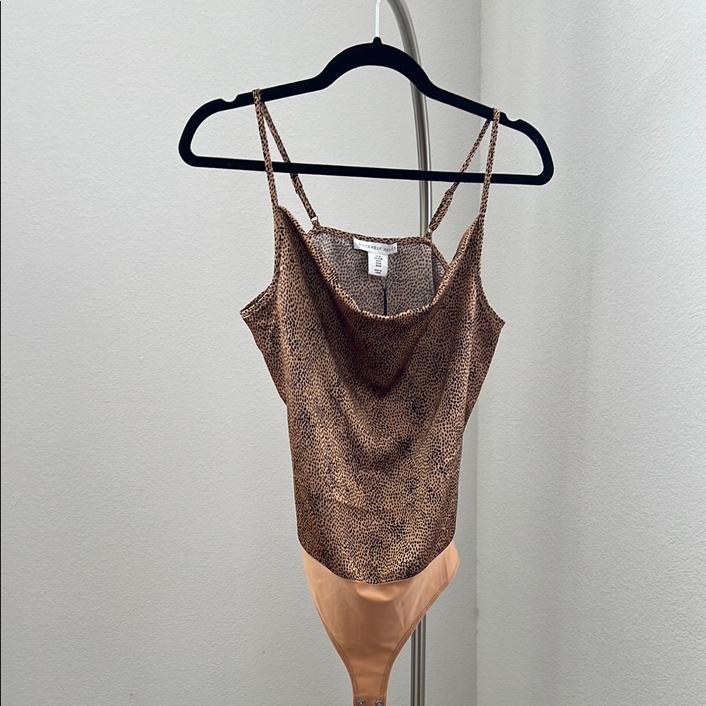 Sincerely Jules Tan Fitted Bodysuit